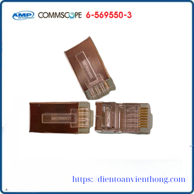 Hạt Mạng Cat6 FTP chống nhiễu 6-569550-3